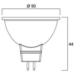 Sylvania RefLED Superia Retro V2 865 SL GU5.3 MR16 LED Light Bulb 380lm 4.4W
