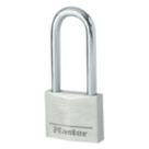 Master Lock 9140EURDLH   Weatherproof Long Shackle  Padlock  Aluminium 40mm