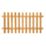 Forest Pale Picket  Fence Panels Golden Brown 6' x 3' Pack of 8