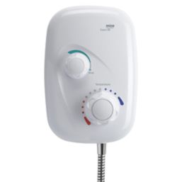 Mira Event XS Rear-Fed White  Power Shower