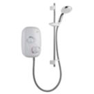 Mira Event XS Rear-Fed White  Power Shower