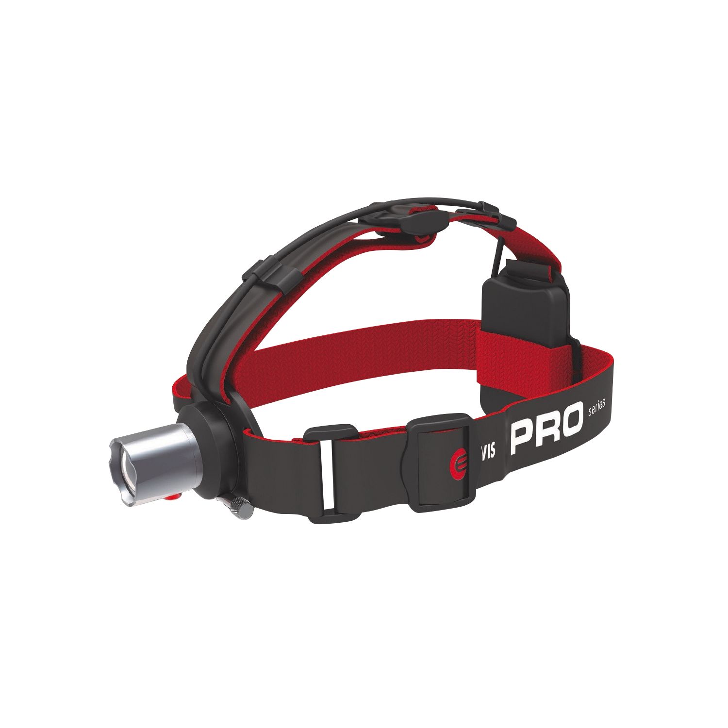 Elwis LED Head Torch Black & Red 365lm (3748P)