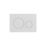 Dual Water-Saving Low Volume Flush Round Flushing Plate White