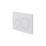 Dual Water-Saving Low Volume Flush Round Flushing Plate White