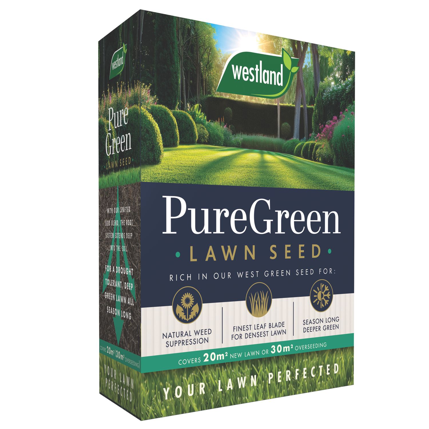 Westland PureGreen Lawn Seed 20m² 0.6kg (374EC)
