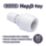 Hep2O  Plastic Push-Fit Reducing Coupler 22mm x 10mm