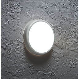 Knightsbridge BT14ACT Indoor & Outdoor Round LED CCT Adjustable Bulkhead White 14W 1130 - 1260lm