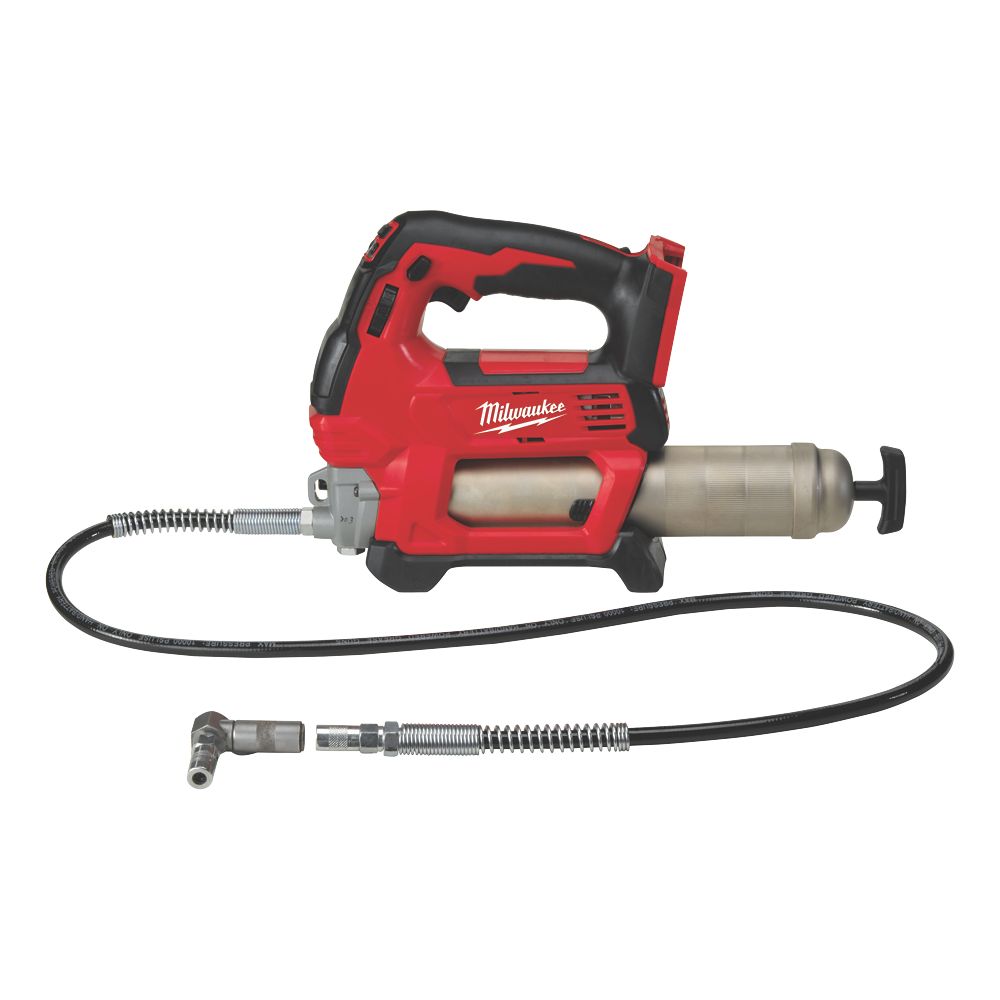 Milwaukee M18 GG-0 18V Li-Ion RedLithium Cordless Grease Gun Bare  Screwfix