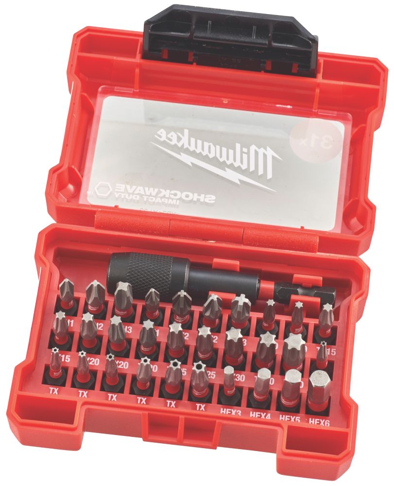 Milwaukee Shockwave 11 Piece Right Angle Screwdriver Attachment