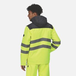 Regatta Tactical Hi-Vis Bomber Jacket Yellow/Navy 3X Large 60" Chest