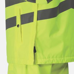 Regatta Tactical Hi-Vis Bomber Jacket Yellow / Grey 3X Large 60" Chest