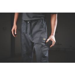 Site Tesem Multi-Pocket Work Trousers Black 34" W 32" L