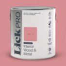 LickPro 2.5Ltr Pink 12 Satin Water-Based Trim Paint