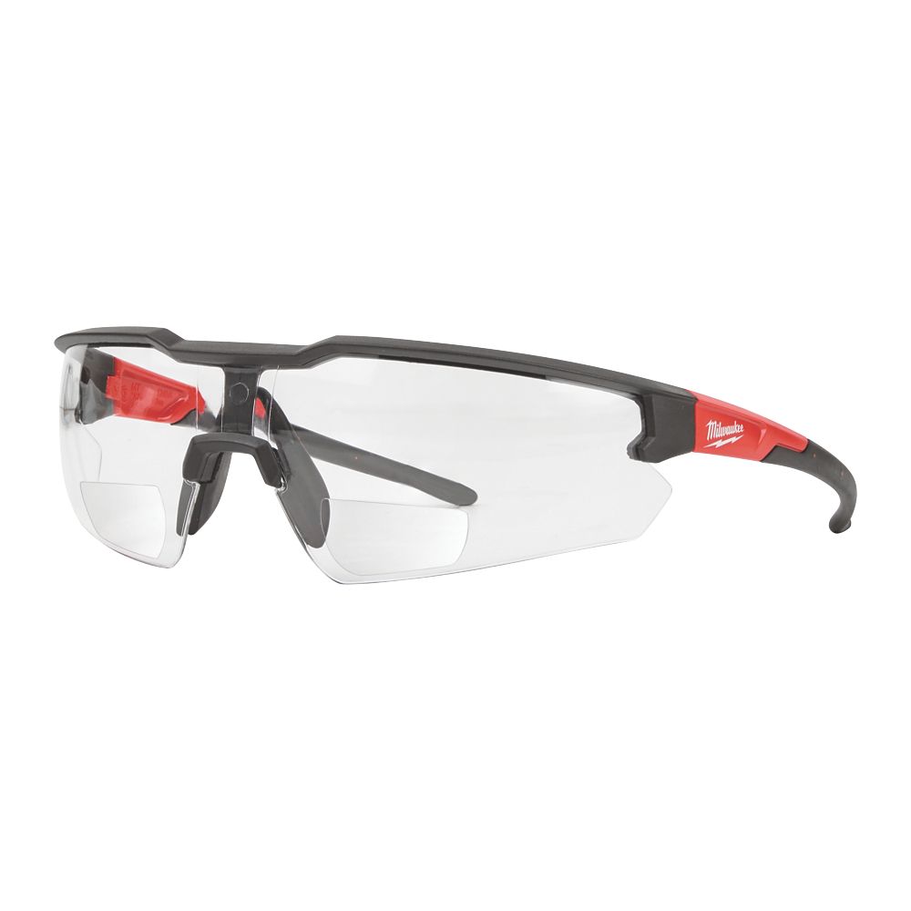 Milwaukee +2.5 Clear Lens Magnified Safety Glasses