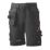 Scruffs Pro Stretch Plus Holster Work Shorts Black 34" W