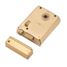 Smith & Locke  Rim Lock Polished Brass 105mm x 81mm
