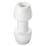 Hep2O  Plastic Push-Fit Equal Keyless Coupler 10mm