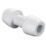 Hep2O  Plastic Push-Fit Equal Keyless Coupler 10mm