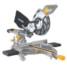 Refurb Titan TTB794MSW 210mm  Electric Single-Bevel Sliding Mitre Saw 240V