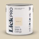 LickPro  2.5Ltr Beige 01 Vinyl Matt Emulsion  Paint
