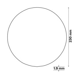 Norton  Stainless Steel Cutting Disc 230mm (9") x 22.2mm