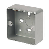 MK  2-Module Grid Metal-Clad Switch Box 40mm