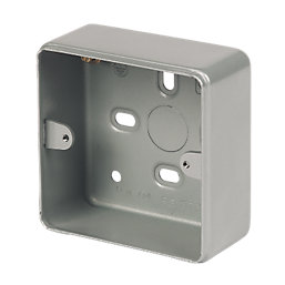 MK  2-Module Grid Metal-Clad Switch Box 40mm