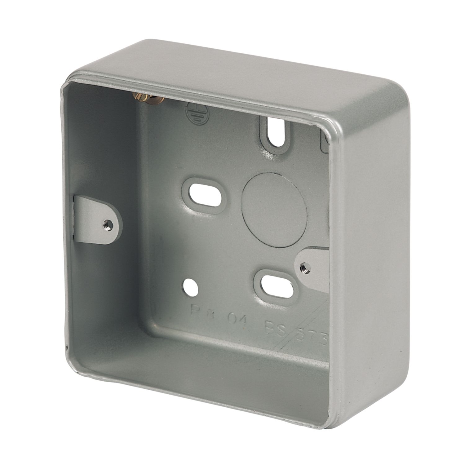 MK 2-Module Grid Metal-Clad Switch Box 40mm (37530)