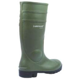 Dunlop Protomastor 142VP   Safety Wellies Green Size 4