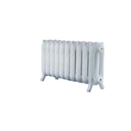 Arroll 470mm x 834mm 3070BTU White Cast Iron 3 Column Radiator