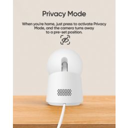 Eufy C220 Mains-Powered White Wired 2K Indoor Round Security Camera