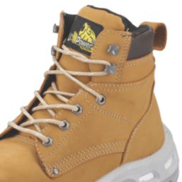 U-Power Trader Pro Size 10  Tan Water-Resistant  Safety Boots