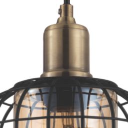 Eglo Chisle Pendant Light Black/Bronzed