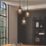 Eglo Chisle Pendant Light Black/Bronzed