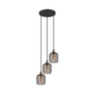 Eglo Chisle Pendant Light Black/Bronzed