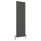 Reina Harley Single 1800mm x 560mm 3601BTU Anthracite Vertical Designer Radiator