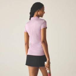 Regatta Remex II Womens Polo Shirt Powder Lilac Size 16