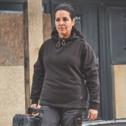 Site Basnet Womens Hoodie Black Size 8