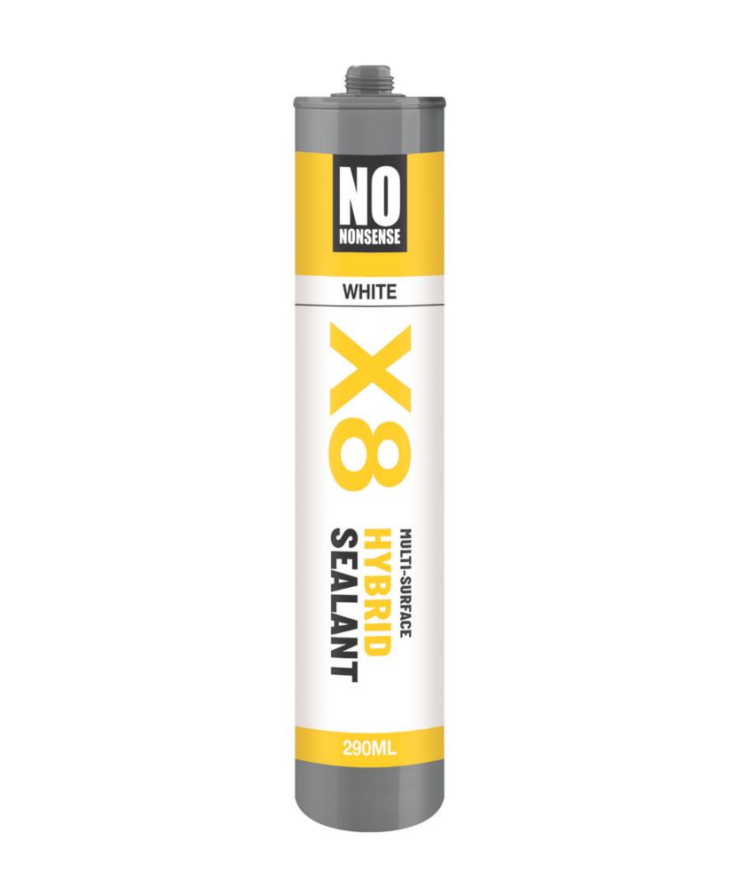 No Nonsense I Can't Believe It's Not Nails Hybrid Polymer Grab Adhesive  White 290ml - Screwfix