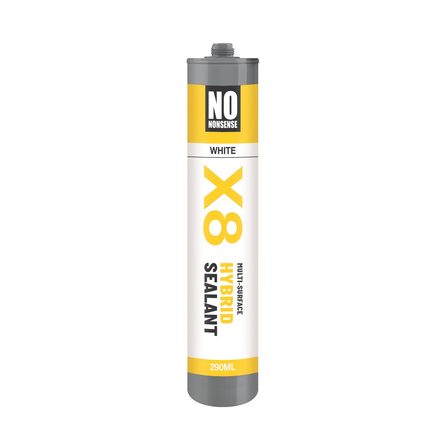 No Nonsense X8 Hybrid Sealant & Adhesive White 290ml (375FR)