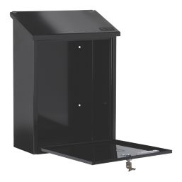 Burg-Wachter Grand Post Box Black Metallic