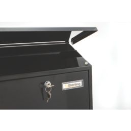 Burg-Wachter Grand Post Box Black Metallic