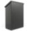 Burg-Wachter Grand Post Box Black Metallic