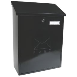 Burg-Wachter Grand Post Box Black Metallic