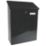 Burg-Wachter Grand Post Box Black Metallic