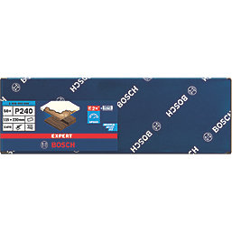 Bosch Expert C470 240 Grit 14-Hole Punched Multi-Material Sanding Sheets 230mm x 115mm 50 Pack