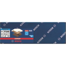 Bosch Expert C470 240 Grit 14-Hole Punched Multi-Material Sanding Sheets 230mm x 115mm 50 Pack