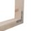 Magnodur Furniture Brackets Silver 75mm x 75mm x 15mm 10 Pack