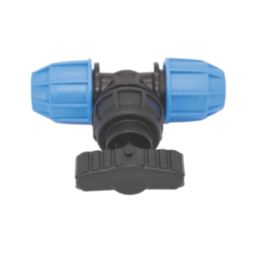 FloPlast MDPE Plastic Stop Cock 20mm x 20mm