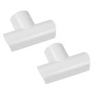 D-Line Mini Clip-Over Equal Tees 30mm x 15mm 2 Pack